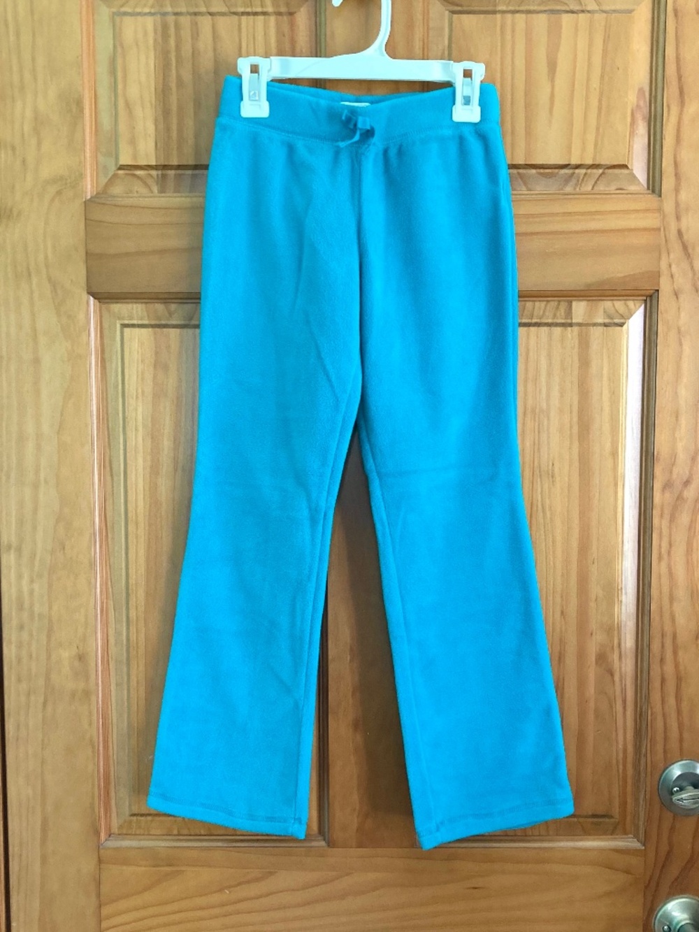 Children’s Place girl’s size 7/8 teal/turquoise gently used sweatpants